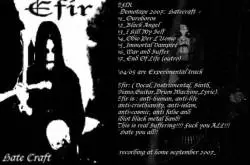 Efir : Hatcraft Demo Tape